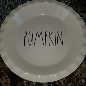 Rae Dunn Harvest Collection "Pumpkin" Pie Dish